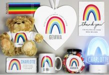 New Personalised Rainbow Gifts Personalised Menmento