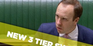 Health Secretary announces new three tier system New 3 Tier System