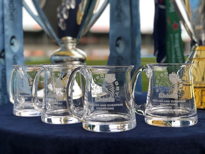 Dartington Crystal Exeter Chiefs Tankards