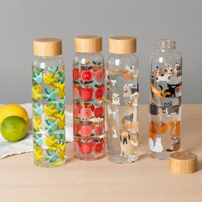 Rex London Glass Water Bottles