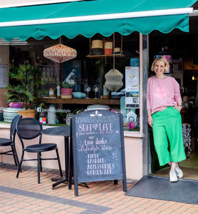 Claire Leigh, owner of Two Ducks in Woking