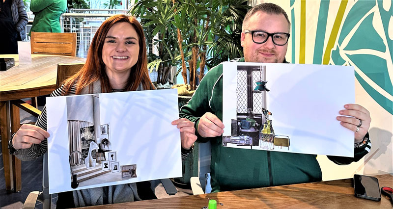 Clare Baker and Nathan Evans from Bents Garden & Home