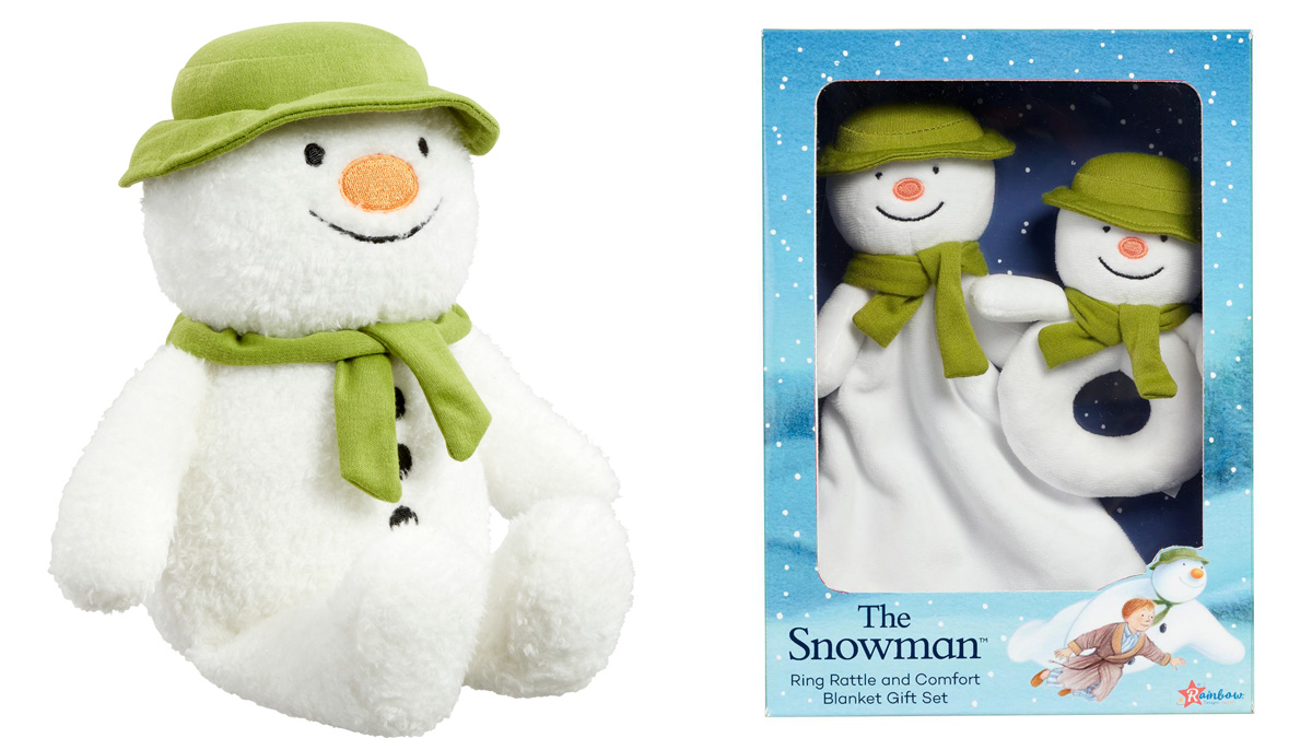 Rainbow Designs Christmas Snowman Toy - Super Soft Musical Plush With - View #6