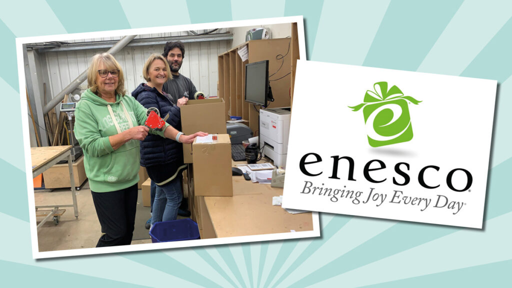 Sleeves rolled up at Enesco!