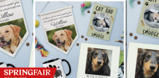 Personalised Memento Company – Paw-fect gifts at Spring Fair PMC at Spring Fair