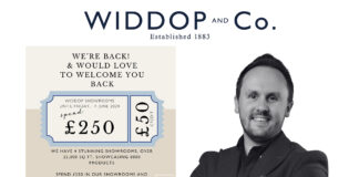 Widdop & Co. welcomes visitors back to its showrooms with £50 off Widdop & Co. offer