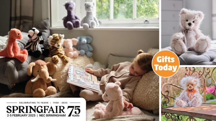 Charlie Bear at Spring Fair