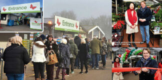 Shinfield Garden Centre reopens to huge crowds British Garden Centres Shinfield opening