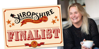 Meg Hawkins reaches finals of Shropshire Chamber Business Awards Meg Hawkins reaches finals