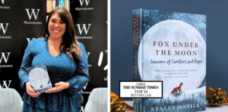 Fox Under The Moon author celebrates Sunday Times Bestsellers List success Fox Under The Moon success