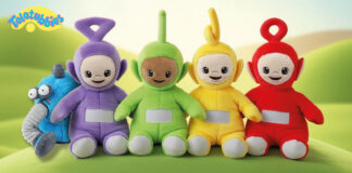 Warmies collabs with Teletubbies Warmies Teletubbies