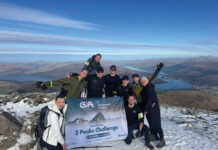 Gift Universe team conquers National Three Peaks and raises £10,000 for Alzheimer’s Society Gift Universe charity win