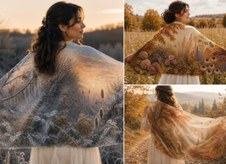 Sustainable style with a British story Art On Scarves