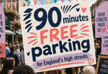 National campaign calls for 90 minutes’ free parking Autumn Fair initiative