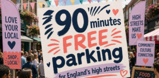 National campaign calls for 90 minutes’ free parking Autumn Fair initiative