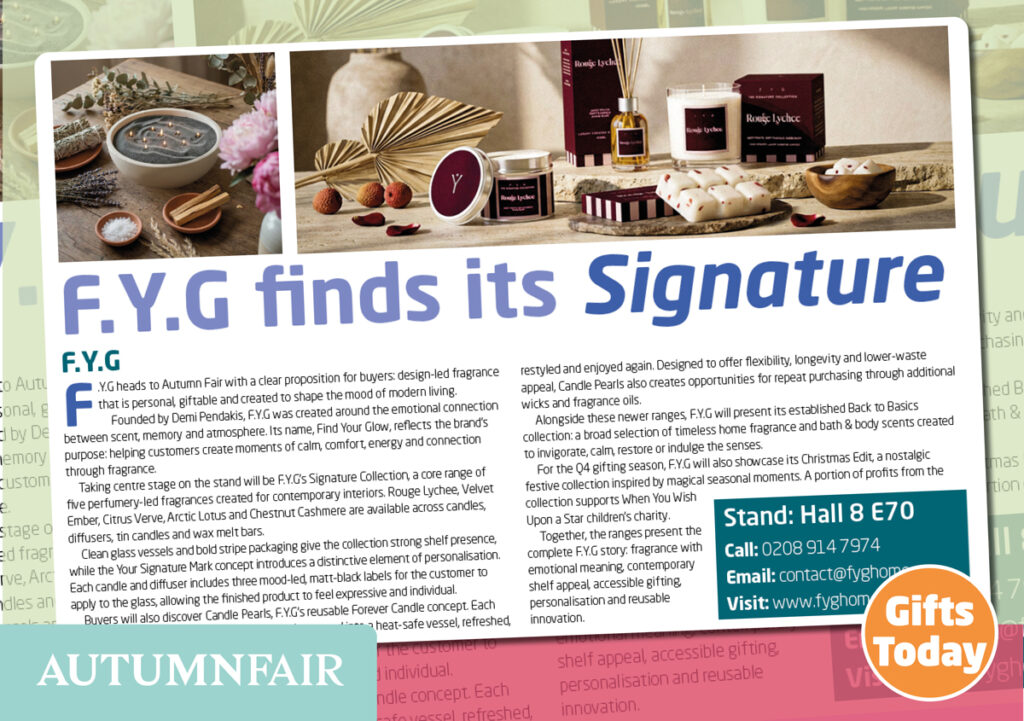 F.Y.G at Autumn Fair 2027